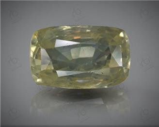 Yellow Sapphire Unheated & Untreated Natural Certified 5.22  CTS.  (  63934  DIN  )